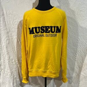 Muse Original Outdoor Yellow Sweatshirt, size medium
